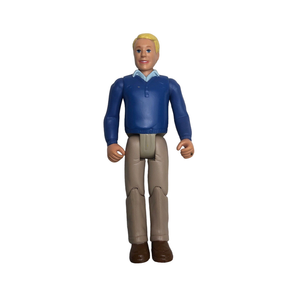 Toys R Us Loving Family Blonde Dad Dollhouse Size Happy Together Man